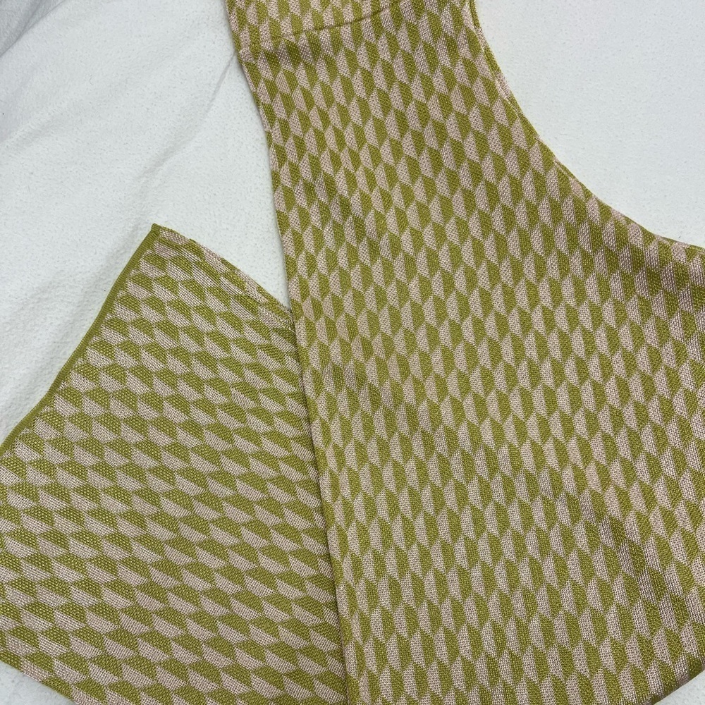 Zara Jacquard multicolor culottes Retro Pants Women Size Small - Picture 5 of 6